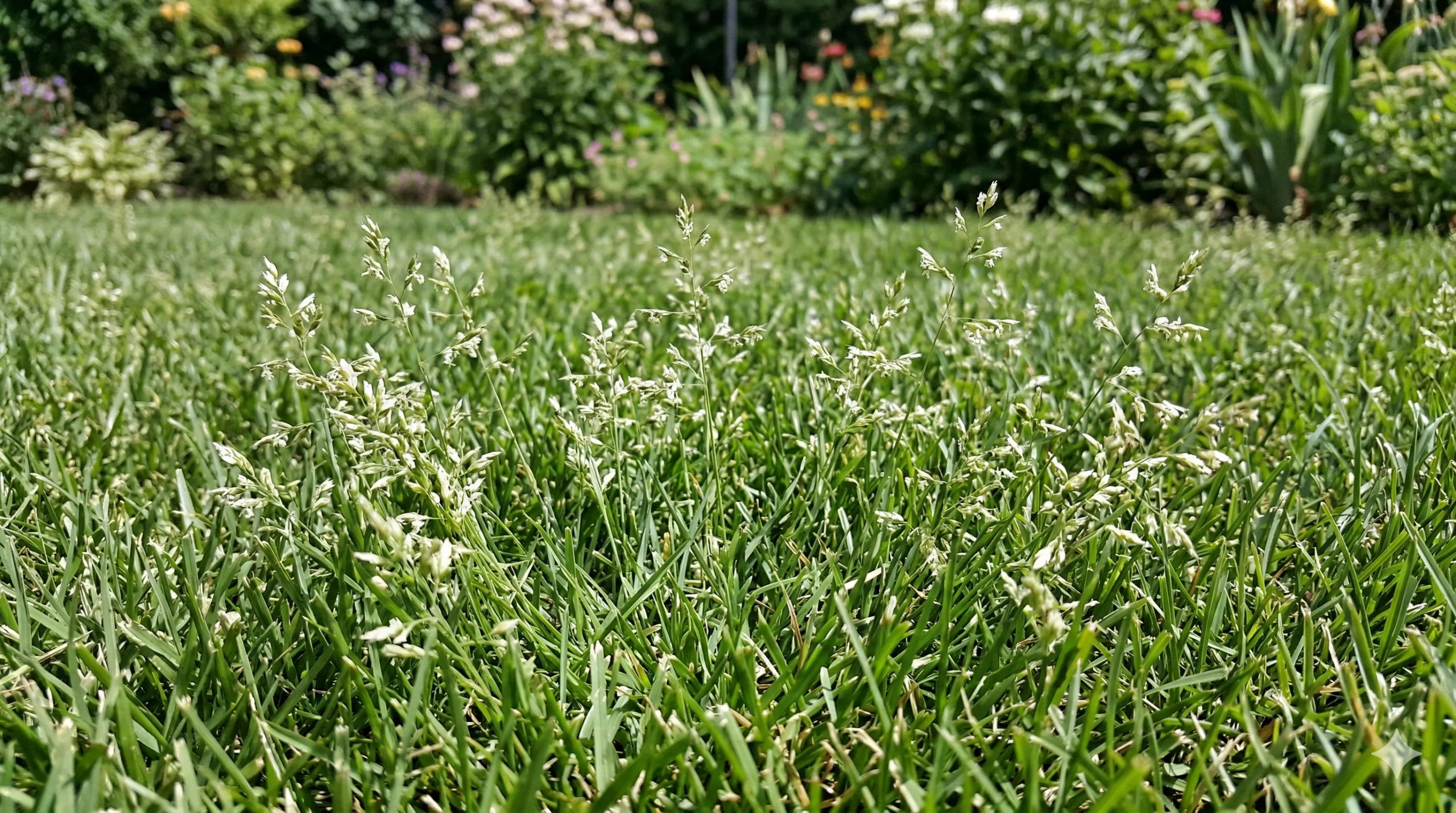 Liście wiechliny rocznej – miękkie źdźbła i tępo zakończona końcówka