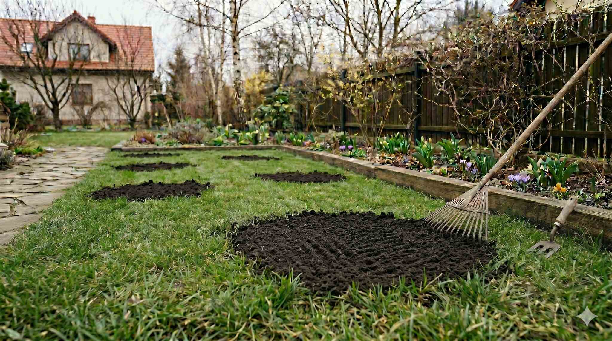 Przygotowanie podłoża i oczyszczanie trawnika przed dosiewką